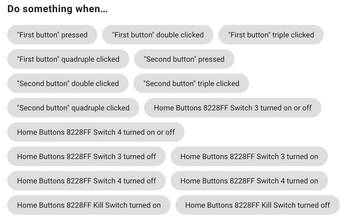 Home Assistant Triggers